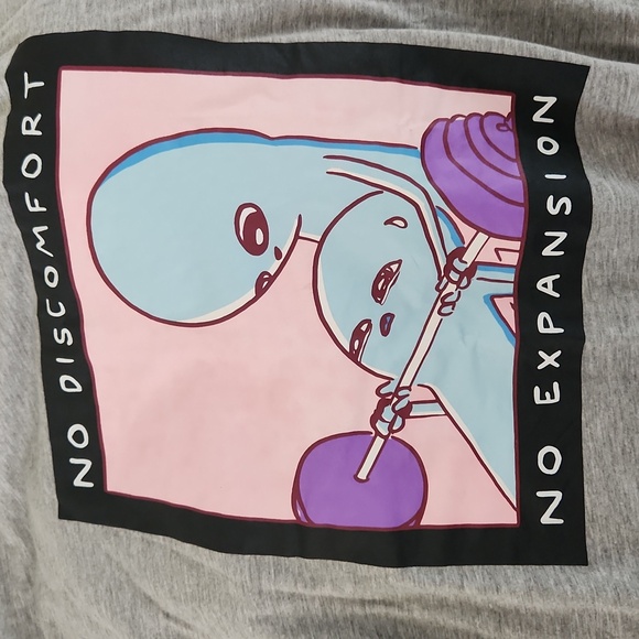 STRANGE PLANET ☆ NO DISCOMFORT - NO EXPANSION ☆ RINGER TEE ☆ 3XL ☆ NWOT - Picture 4 of 9